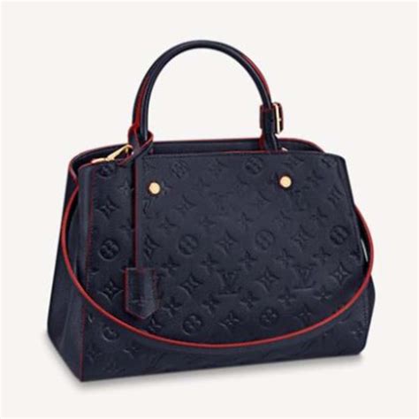 louis vuitton monogram empreinte leather montaigne mm bag vision|monogram empreinte leather handbags.